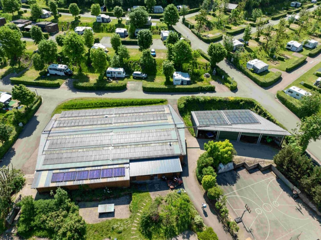 Installation photovoltaïque Camping Nommerlayen